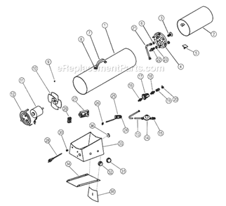 Page A Diagram and Parts List for  Mr Heater Construction Heater